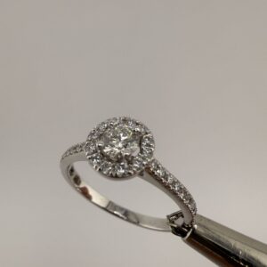 Pierścionek Halo Ring